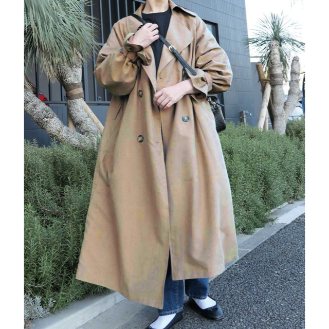 【新品】 CORNERSオーバーサイズトレンチコート レディースのジャケット/アウター(トレンチコート)の商品写真
