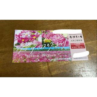 【YURI様専用】なばなの里入場券(9/23〜10/23)(遊園地/テーマパーク)