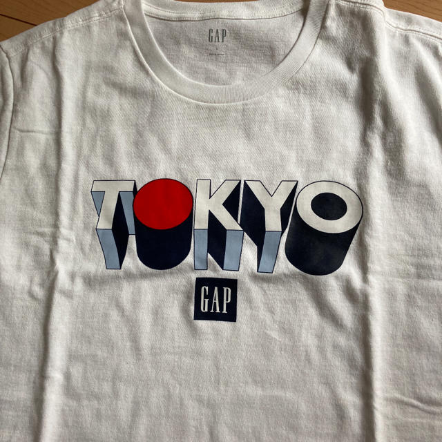 GAP(ギャップ)のラスト1点！新品★ Lサイズ　gap メンズ　Tシャツ　tokyo ロゴ　白色 メンズのトップス(Tシャツ/カットソー(半袖/袖なし))の商品写真