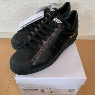 アディダス(adidas)の27.5cm adidas PRADA superstar スーパースター 黒(スニーカー)