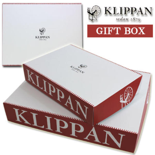 KLIPPAN(クリッパン)のakiki様専用　KLIPPANミニ ウールブランケット ギフト　BOX入り インテリア/住まい/日用品の寝具(毛布)の商品写真