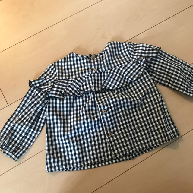 ZARA KIDS(ザラキッズ)のZARA Baby ギンガムチェックブラウス キッズ/ベビー/マタニティのベビー服(~85cm)(シャツ/カットソー)の商品写真