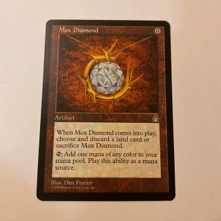 マジックザギャザリング(マジック：ザ・ギャザリング)のMTG モックス・ダイアモンド Mox Diamond 英語(シングルカード)