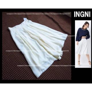 イング(INGNI)のINGNI🌟JZタックフレアスカーチョ(ひざ丈スカート)