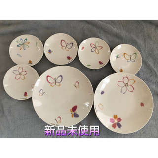 ハナエモリ(HANAE MORI)の皿セット　HANAE MORI 新品未使用(食器)