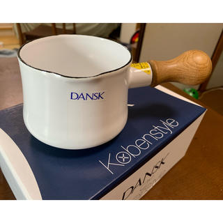 ダンスク(DANSK)のdansk ミルクパン ホワイト 未使用(鍋/フライパン)