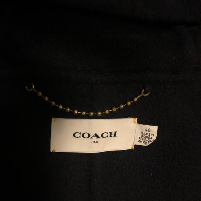 COACH(コーチ)のコーチ♡coach♡チェスターコート♡メンズコート♡春コート♡ネイビー♡オシャレ メンズのジャケット/アウター(チェスターコート)の商品写真