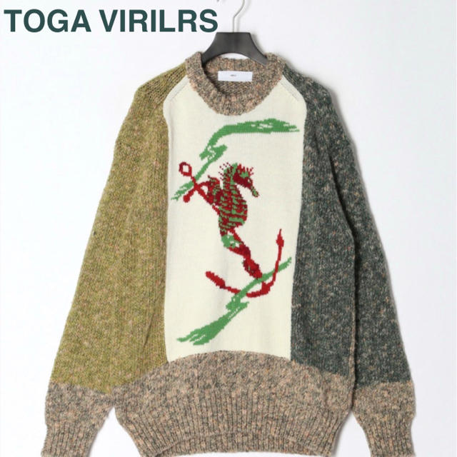 【新品】トーガビリリース ニット セーター クレイジーパターン 編み物