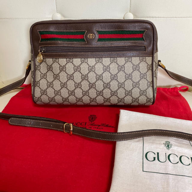 正規通販 Gucci - ショルダー バッグ シェリーライン オールド グッチ