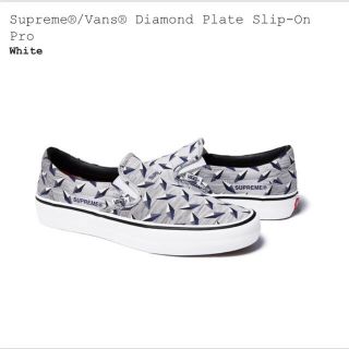 シュプリーム(Supreme)のSupreme×Vans Diamond Plate Slip-On Pro(スニーカー)