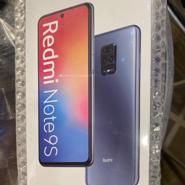 国内版限定色 インターステラーグレー Redmi Note 9S 4GB 64G