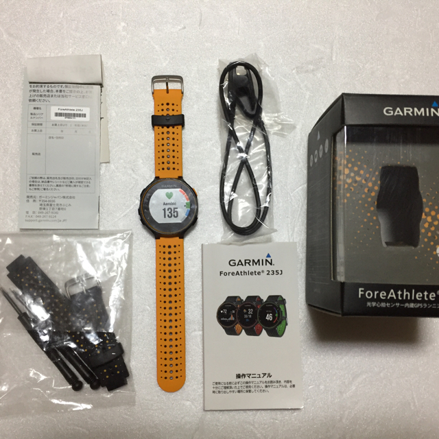 GARMIN ガーミン ランニングウォッチ ForeAthlete 235J①-