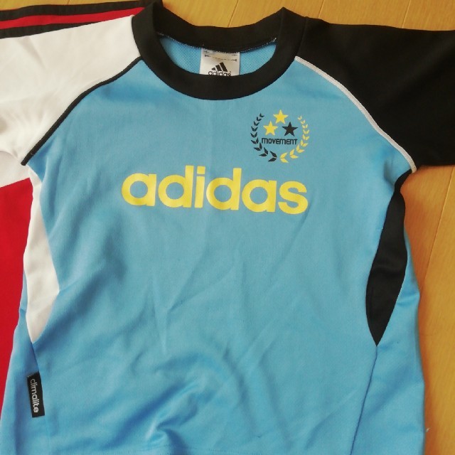 adidas(アディダス)の男の子スポーツウェア キッズ/ベビー/マタニティのキッズ服男の子用(90cm~)(Tシャツ/カットソー)の商品写真