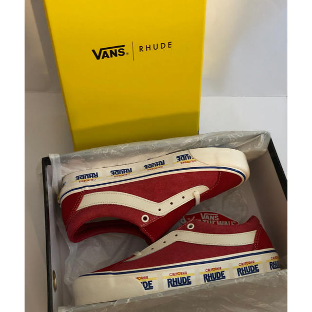 RHUDE × VANS “Branding” Bold NiREDサイズ