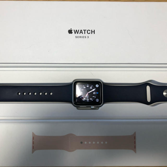 Apple Watch series3 GPS 38mm silverファッション小物