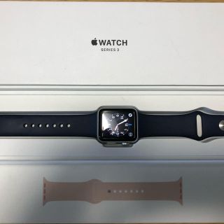 アップルウォッチ(Apple Watch)のApple Watch series3 GPS 38mm silver(腕時計)