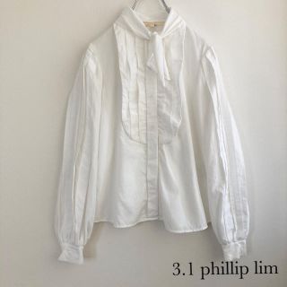 スリーワンフィリップリム(3.1 Phillip Lim)の★3.1 phillip lim★タックブラウス  タックシャツ(シャツ/ブラウス(長袖/七分))