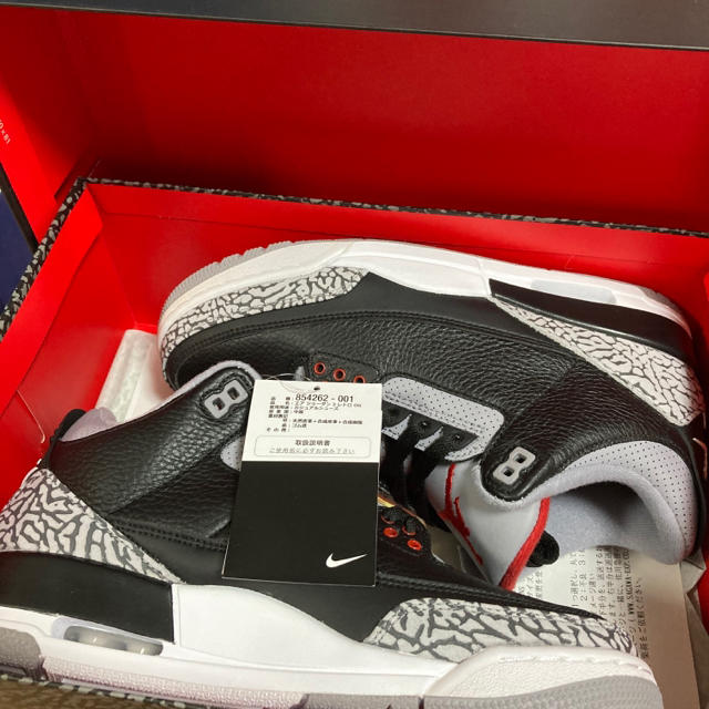 NIKE(ナイキ)の[新品]air jordan3 og black cement メンズの靴/シューズ(スニーカー)の商品写真