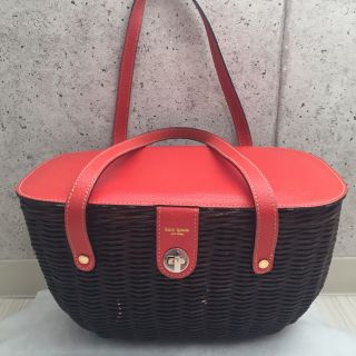 ケイトスペードニューヨーク(kate spade new york)のサカナ様専用☆かごバッグ(かごバッグ/ストローバッグ)