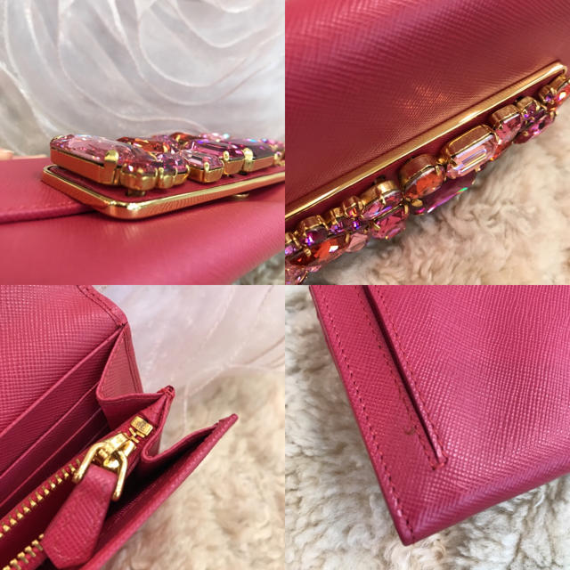 ☆未使用品☆プラダ 二つ折り長財布 サフィアーノレザー ☆未使用品☆プラダ 二つ折り長財布 サフィアーノレザー
