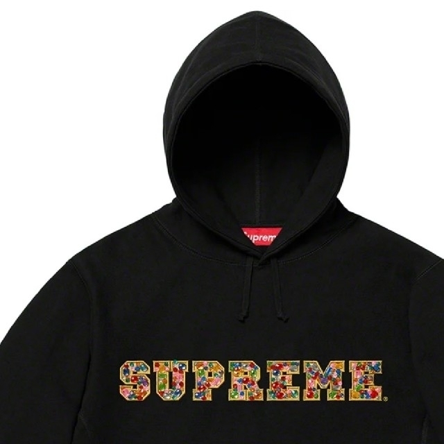 Supreme（シュプリーム）パーカー　ロゴ　ジュエルフーデッドスウェットシャツ