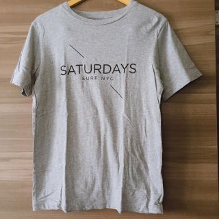 サタデーズサーフニューヨークシティー(SATURDAYS SURF NYC)の【美品】SATURDAYS コラボ Tシャツ Sサイズ(Tシャツ/カットソー(半袖/袖なし))