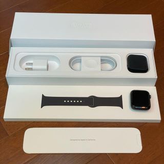 アップルウォッチ(Apple Watch)のApple Watch SERIES 5 GPS 44mm  スペースグレイ(腕時計(デジタル))