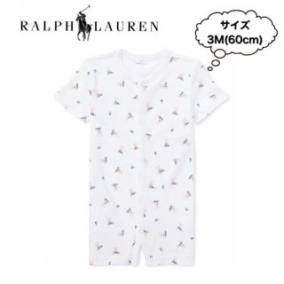 ラルフローレン(Ralph Lauren)の【RALPH LAUREN】ベビー ポロベア ショートオール(ロンパース)