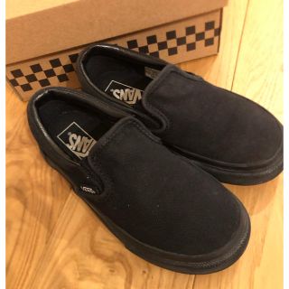 ヴァンズ(VANS)のVANS ヴァンズ　バンズ　黒　スリッポン(スリッポン)