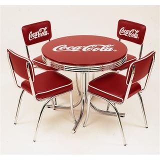 コカ・コーラ ローテーブル＆チェアー フルセット 5点セット(ローテーブル)