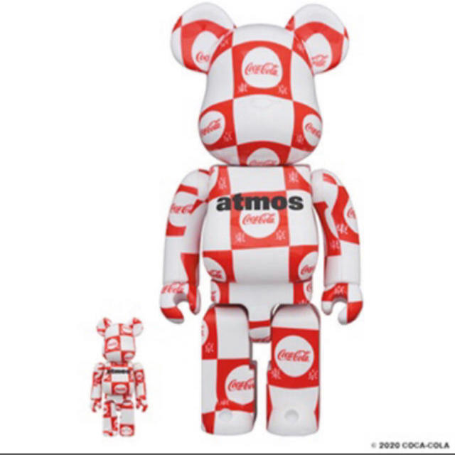 atmos(アトモス)のBE@RBRICK atmos Coca-Cola 東京 100％ & 400％ エンタメ/ホビーのフィギュア(その他)の商品写真