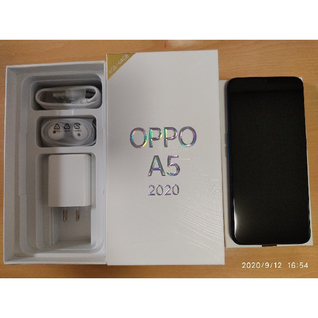 OPPO A5 2020 ブルー スマホ 本体 素晴らしい 8100円 www.gold-and ...