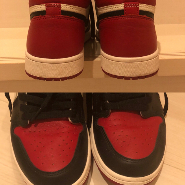 NIKE(ナイキ)のNIKE AIR JORDAN 1 RETRO HIGH OG BRED TOE メンズの靴/シューズ(スニーカー)の商品写真