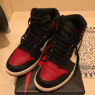 ナイキ(NIKE)のNIKE AIR JORDAN 1 RETRO HIGH OG BRED TOE(スニーカー)