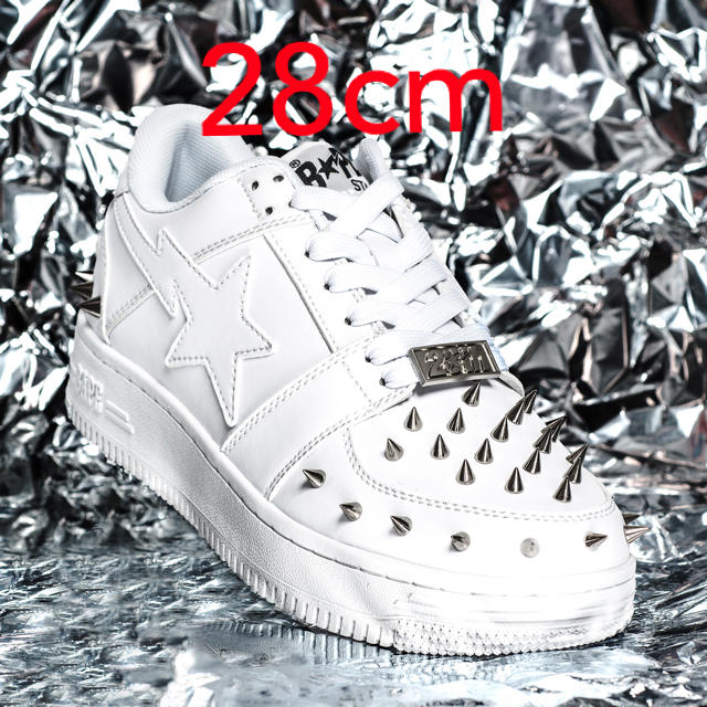 靴/シューズ【28cm】Bape STUDDED BAPE STA 希少