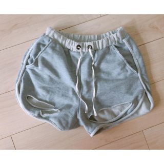 アングリッド(Ungrid)のスウェット　ショートパンツ　ダメージ(ショートパンツ)