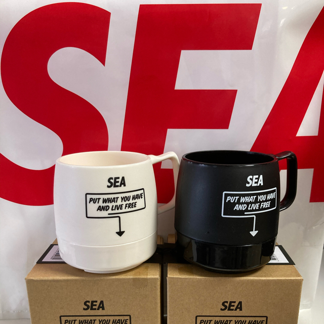 SEA(シー)の2色セット　windandseaマグカップ メンズのファッション小物(その他)の商品写真