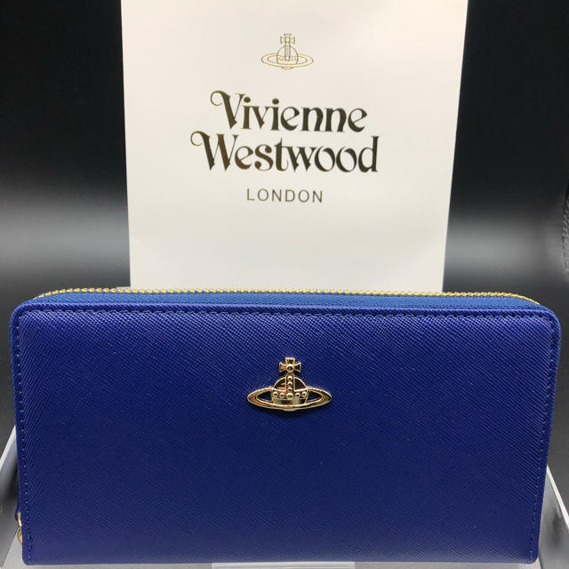 Vivienne Westwood(ヴィヴィアンウエストウッド)の【新品・正規品】ヴィヴィアン ウエストウッド 長財布 306 青 プレゼント レディースのファッション小物(財布)の商品写真