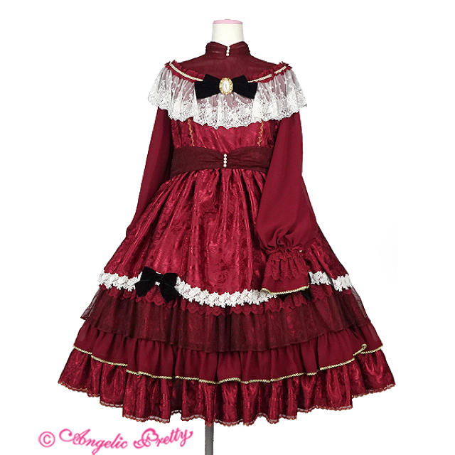 angelic pretty Victorian waltz ワンピースひざ丈ワンピース