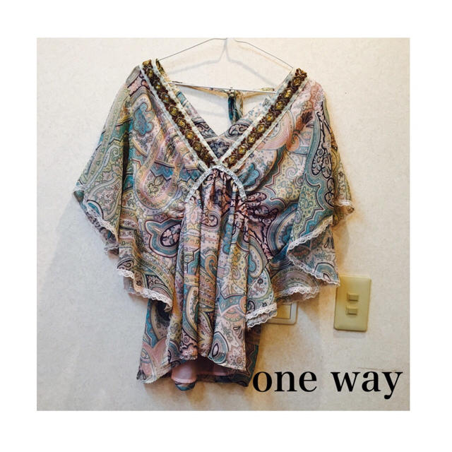 one*way(ワンウェイ)のone way♡バタフライチュニック レディースのトップス(カットソー(長袖/七分))の商品写真