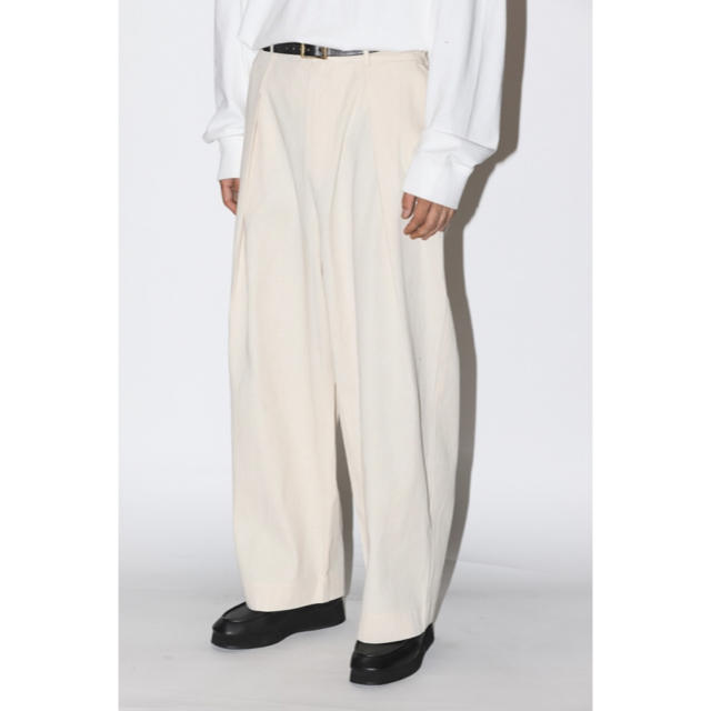 Badhiya / 1Tuck slacks-twill バディーヤ