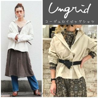 アングリッド(Ungrid)のungrid コーデュロイビッグシャツ(シャツ/ブラウス(長袖/七分))