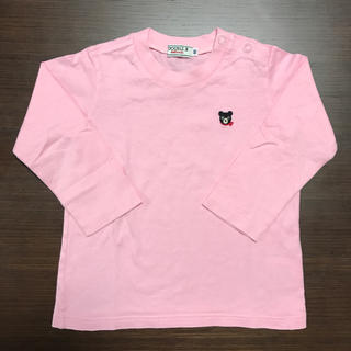 ダブルビー(DOUBLE.B)のダブルB☆長袖Tシャツ（ピンク）(Tシャツ/カットソー)