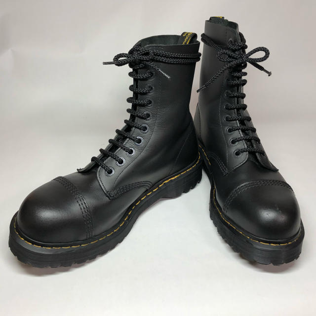 人気SALEHOT Dr.Martens - ドクターマーチン 10ホール UK9 黒 ブラック