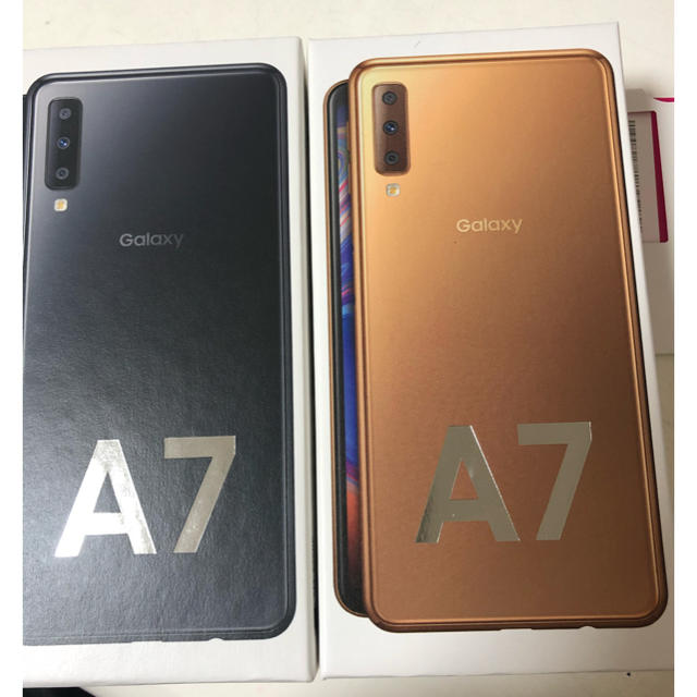 Galaxy(ギャラクシー)のGALAXY A7 ２台セット スマホ/家電/カメラのスマートフォン/携帯電話(スマートフォン本体)の商品写真