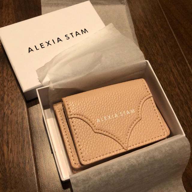 ALEXIA STAM 新品LOGO mini wallet pink