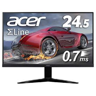 エイサー(Acer)のacer ゲーミングモニター ディスプレイ　24.5インチ 75Hz FPS(ディスプレイ)