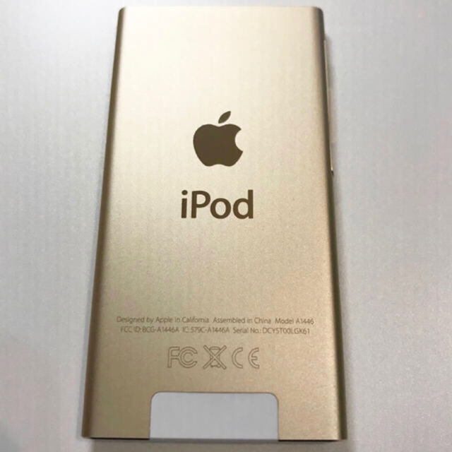 極美品】Apple iPod nano 16GB 第7世代 本体 ゴールドの通販 by らいむ ...