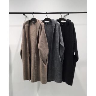 セオリー(theory)のTheory 19aw カーディガン グレー(ニットコート)