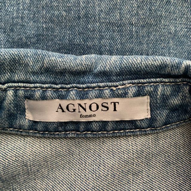 AGNOST(アグノスト)の連休価格！AGNOSTオーバーデニムジャケット レディースのジャケット/アウター(Gジャン/デニムジャケット)の商品写真